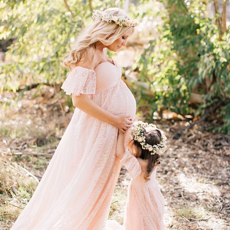 ชุดแต่งงานลูกไม้อุปกรณ์ถ่ายภาพ - Maternity Wear บทวิจารณ์และราคา