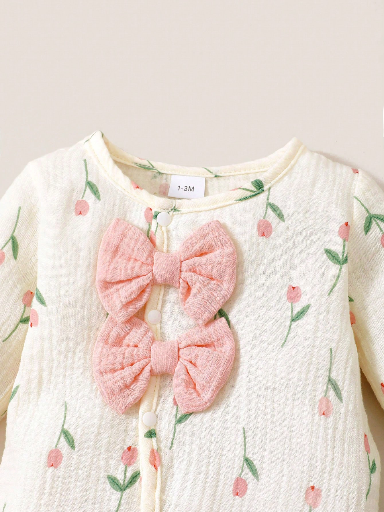 ชุดรอมเปอร์ผ้าโปร่งแขนยาวสำหรั - Newborn Baby Girl Romper Floral บทวิจารณ์และราคา