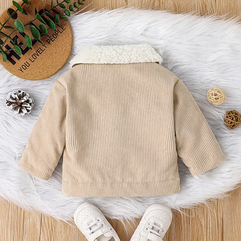 เสื้อแจ็คเก็ตผ้าลูกฟูกบุขนสำหร - Toddler Boy Winter Fleece Jacket บทวิจารณ์และราคา