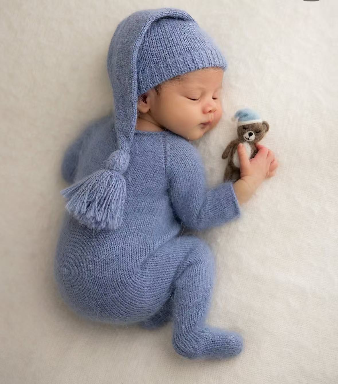 ชุดเสื้อผ้าถักสำหรับเด็กทารกแร - Infant Photography Props Outfit บทวิจารณ์และราคา
