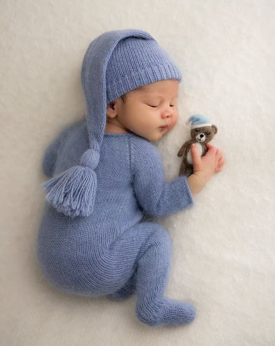 ชุดเสื้อผ้าถักสำหรับเด็กทารกแร - Infant Photography Props Outfit บทวิจารณ์และราคา