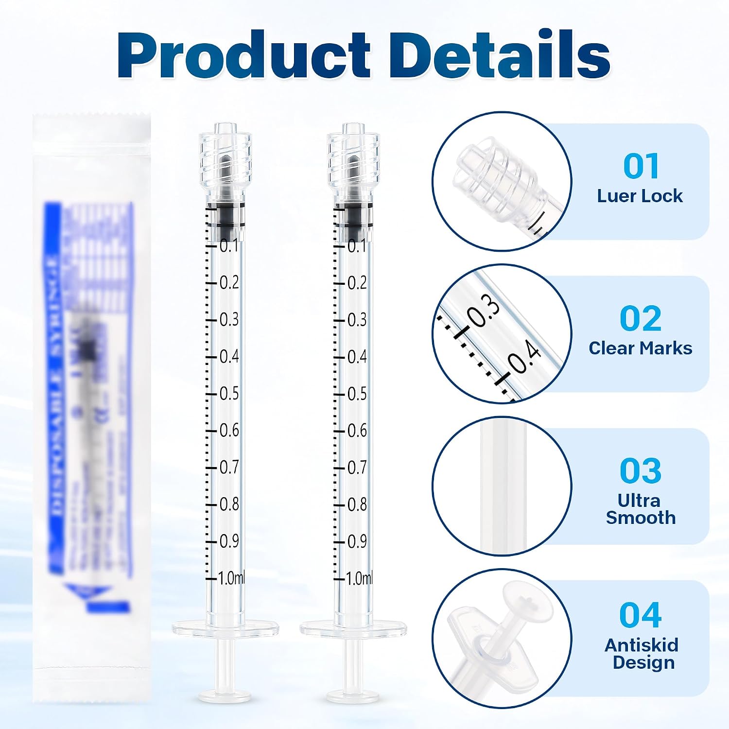 กระบอกฉีดยาแบบไม่มีเข็มขนาด 1  - Feeding บทวิจารณ์และราคา